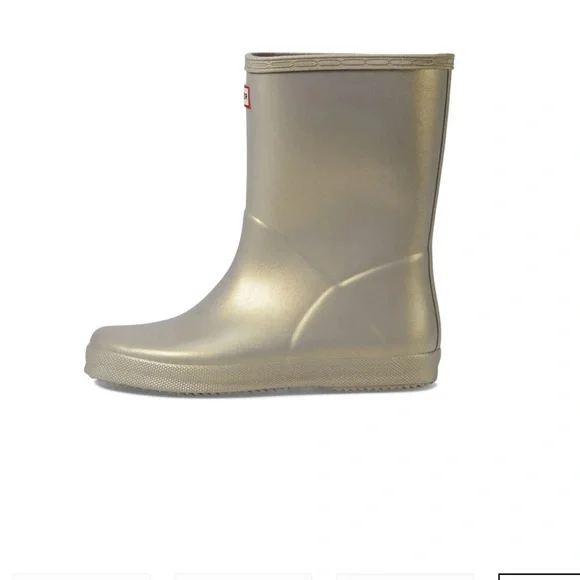 Hunter Kid’s Unisex Original First Nebula Rain Boots - Pale Gold - Picture 8 of 12